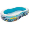 Image de Bestway Pataugeoire Gonflable pour Enfants 262 x 157 x 46 cm Bleu