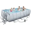 Image de Bestway Power Steel Rectangular Pools, Grey