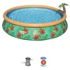 Image de Bestway Fast Set  15' x 33"/4.57m x 84cm Paradise Palms Pool Set