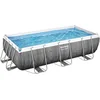 Image de BESTWAY Piscine hors sol Power Steel - Motif rotin - 404 x 201 x 100 cm