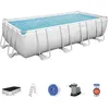 Image de Piscine Hors-sol Tubulaire Bestway Power Steel 549x274x122 cm Épurateur à Cartouche de 5 678 L/H Bâche et Échelle