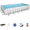 Image de Bestway piscine hors sol rectangulaire Power Steel  732 x 366 x 132 cm