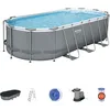 Image de Bestway Piscine Hors Sol Ovale Power Steel 549 x 274 x 122cm avec Accessoires