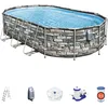 Image de Bestway 20' x 12' x 48"/6.10m x 3.66m x 1.22m Oval Pool Set