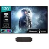 Image de Hisense Projecteur laser 120L5F-A12 (120") (panneau souple 120", 4K, UHD, HDR, technologie laser, VIDAA U Smart TV, triple tuner DVB-C/S/ S2/ T/ T2, livré avec
