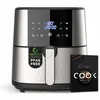 Image de MasterPRO ROCKET 600 - Friteuse à air chaud 6L SANS PFAS 1800W 6L avec revêtement céramique CERATECH - Ecran tactile LED - Thermostat de 80-200°C - Panier amovible - Boîtier en acier inoxydable
