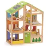 Image de Maison de poupées en Bois 'Toute saison' meublée Hape® - Jouets en bo