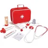 Image de Jouet Hape Malette Docteur Enfant - Trousse de Docteur Complète avec Ses Six Accessoires de Médecine - Jeu de Role et d'Imitation pour Enfants Entre 2 et 4 Ans