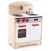 Image de Dinette en bois Kitchenette avec four Gourmet Blanche Hape® - Jouet