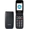 Image de Qubo Téléphone Portable à clapet 4G pour Seniors, avec Grandes Touches, écran 2,4 Pouces, Volume élevé, Fonction SOS, Appel Rapide, Noir