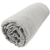 Image de Drap Housse 100% Gaze de Coton 74 Fils - Gris, 90 x 190 cm