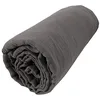Image de Drap Housse 100% Gaze de Coton 74 Fils - Anthracite, 140 x 190 cm