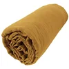 Image de Drap Housse 100% Gaze de Coton 74 Fils - Jaune, 140 x 190 cm