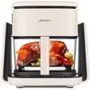 Image de Jimmy Air Fryer et Poêle à Frire 2 en 1, Friteuse à air Transparente Fenêtre Visible 4L, écran Tactile, 8 Programmes de Cuisson, 1100W Friteuse sans Huile, Température et Durée Réglables, AF3