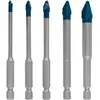 Image de Bosch Expert HardCeramic HEX-9 jeu de forets, 4/5/6/8/10 mm