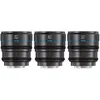Image de SIRUI Night Walker Lot d'objectifs Cine à Mise au Point Manuelle 24 mm, 35 mm, 55 mm, T1.2 à Grande Ouverture S35 pour appareils Photo à Monture RF, pour Red Komodo, R7, R10, C70, R50 (MS-3SRG