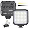 Image de GODOX LITEMONS LED6Bi LED Vidéo Lampe Bicolore, Lumière Bicolore 3200K-6500K CRI 95, Rechargeable avec Batteire au Lithium pour Tournage, Diffusion en Direct, Microfilmage et Enregistrement