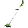Image de Greenworks Coupe-bordures sans fil 24V 30cm sans Batterie et Chargeur, Tte de Coupe Rotative et Inclinable, Poignee upplementaire G24LT30M