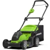Image de Greenworks G40LM41 Tondeuse à Gazon Sans Fil pour Pelouses Jusqu'à 500 m², Largeur de Coupe de 41 cm, Sac de 50L SANS Batterie 40V Ni Chargeur, Garantie 3 Ans