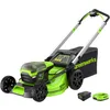 Image de Greenworks Nascower Pro 60 V 51 cm Brushless sans Fil Hauteur de Coupe 25-85 mm Poignée Pliante Stockage Vertical avec Sac de 60 litres (avec Batterie et Chargeur 4 Ah)