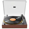 Image de FIIO TT11 Tourne-disque entièrement automatique, lecteur de disque vinyle Bluetooth, préampli intégré, sortie ligne et phono, 2 vitesses (33/45 tr/min), plateau en aluminium, couvercle