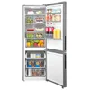 Image de Midea 401L Réfrigérateur-congélateur Space Master NoFrost, 186 cm, multi-airflow, congélateur 4 étoiles -24°, super refroidissement & super congélation, LED, 35 dB, Maxx Fresh Zone, aspect acier