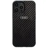 Image de Audi AU-TPUPCIP14P-R8/D2-BK Coque Rigide en Fibre de Carbone pour iPhone 14 Pro 6,1" Noir