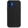Image de Audi Étui en cuir synthétique pour iPhone 12/12 Pro 6,1" Noir rigide AU-TPUPCIP12P-TT/D1-BK
