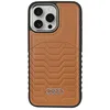 Image de Audi AU-TPUPCMIP15PM-GT/D3-BN Étui en Cuir synthétique pour iPhone 15 Pro Max 6,7 Pouces Marron
