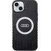 Image de Audi IML Big Logo Case pour iPhone 15 Plus / 14 Plus 6,7 Pouces Noir Étui Rigide AU-IMLMIP15M-Q5/D2-BK