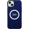 Image de Audi Coque Rigide Bleue IML Big Logo pour iPhone 15 Plus / 14 Plus 6,7 Pouces AU-IMLMIP15M-Q5/D2-BE