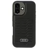 Image de Audi AU-TPUPCMIP16-GT/D3-BK Étui en cuir synthétique pour iPhone 16 6,1" Noir