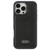 Image de Audi AU-TPUPCMIP16PM-GT/D3-BK Étui en cuir synthétique pour iPhone 16 Pro Max 6,9" Noir