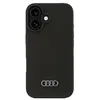 Image de Audi AU-LSRIP16-Q3/D1-BK Coque en silicone pour iPhone 16 6,1" Noir