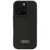 Image de Audi AU-LSRIP16P-Q3/D1-BK Coque en silicone pour iPhone 16 Pro 6,3" Noir