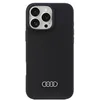 Image de Audi AU-LSRIP16PM-Q3/D1-BK Coque en silicone pour iPhone 16 Pro Max 6,9" Noir