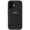 Image de Audi AU-TPUPCIP16-GT/D2-BK Étui en cuir synthétique pour iPhone 16 6,1" Noir