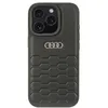 Image de Audi AU-TPUPCIP16P-GT/D2-BK Étui en Cuir synthétique pour iPhone 16 Pro 6,3" Noir