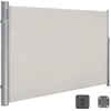 Image de SONGMICS Store Latéral Aluminium, Rétractable, 180 x 350 cm, Brise-vue, Protection Solaire, Opaque, Brise-vent, pour Balcon, Terrasse, Jardin, Beige GSA185E
