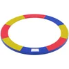 Image de SONGMICS Coussin de Protection de Trampoline, Coussin de Sécurité de Remplacement, Diamètre 305 cm, Largeur 30 cm, Résistant aux Rayons UV, Anti-déchirure, Protection Bordure, Multicolore STP10RY