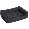 Image de FEANDREA PGW28H Panier/Lit/Canapé Coussin Matelas pour Chien Noir 100 x 70 x 28 cm