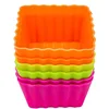 Image de Blaumann - Moule à gâteau en silicone forme carré 6 pcs