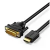Image de UGREEN Câble HDMI DVI 1080P Full HD Adaptateur HDMI Mâle vers DVI Mâle Bidirectionnelle Compatible avec PS4 PS3 Xbox One Xbox 360 TV Box HDTV PC Ultrabook Lecteur Blu Ray (2M)
