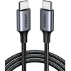 Image de UGREEN Câble USB C vers USB C PD Charge Rapide 60W Nylon Tressé Compatible avec iPhone 17 Pro Max Air 16 Galaxy S25 Plus Ultra S23 A05S A35 A55 Redmi 14C A3 Note 13 12 iPad Pro Air MacBook (1M)