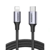 Image de 60759 câble de téléphone portable Noir, Argent 1 m USB C Lightning