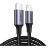 Image de Câble Lightning - UGREEN - Câble renforcé Lightning vers USB-C - 1 m - Noir