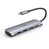 Image de UGREEN Hub USB-C Type C vers HDMI Adaptateur avec 3 Ports USB 3.0, Lecteur de Carte TF SD et Port USB C PD