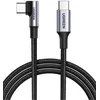 Image de UGREEN Câble USB C vers USB C Coudé 100W Charge Rapide Câble USB Type C 5A en Nylon Tressé Compatible avec iPhone 16 Plus Pro Max 15 MacBook Pro iPad Galaxy S24 Plus Ultra S23 A54 Steam Deck (2M)