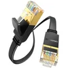 Image de UGREEN Cat 7 Plat Câble Ethernet Réseau RJ45 Haut Débit 10Gbps 600MHz 8P8C Compatible avec Routeur Switch Modem Décodeur TV Box Internet PS5 PS4 Xbox Console de Jeux PC Portable (5M)