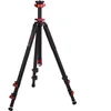 Image de IFOOTAGE Trépied vidéo en Alliage d’Aluminium 65 "/165 cm,3 Sections avec pôle Central, Charge maximale 13.2 LBS /6 kg, Canon, Nikon, Sony DSLR caméscope Photographie vidéo, trépied Gazelle TA6S